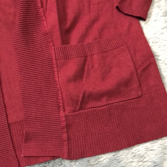 Burgundy Cardigan - Picture 2 of 3